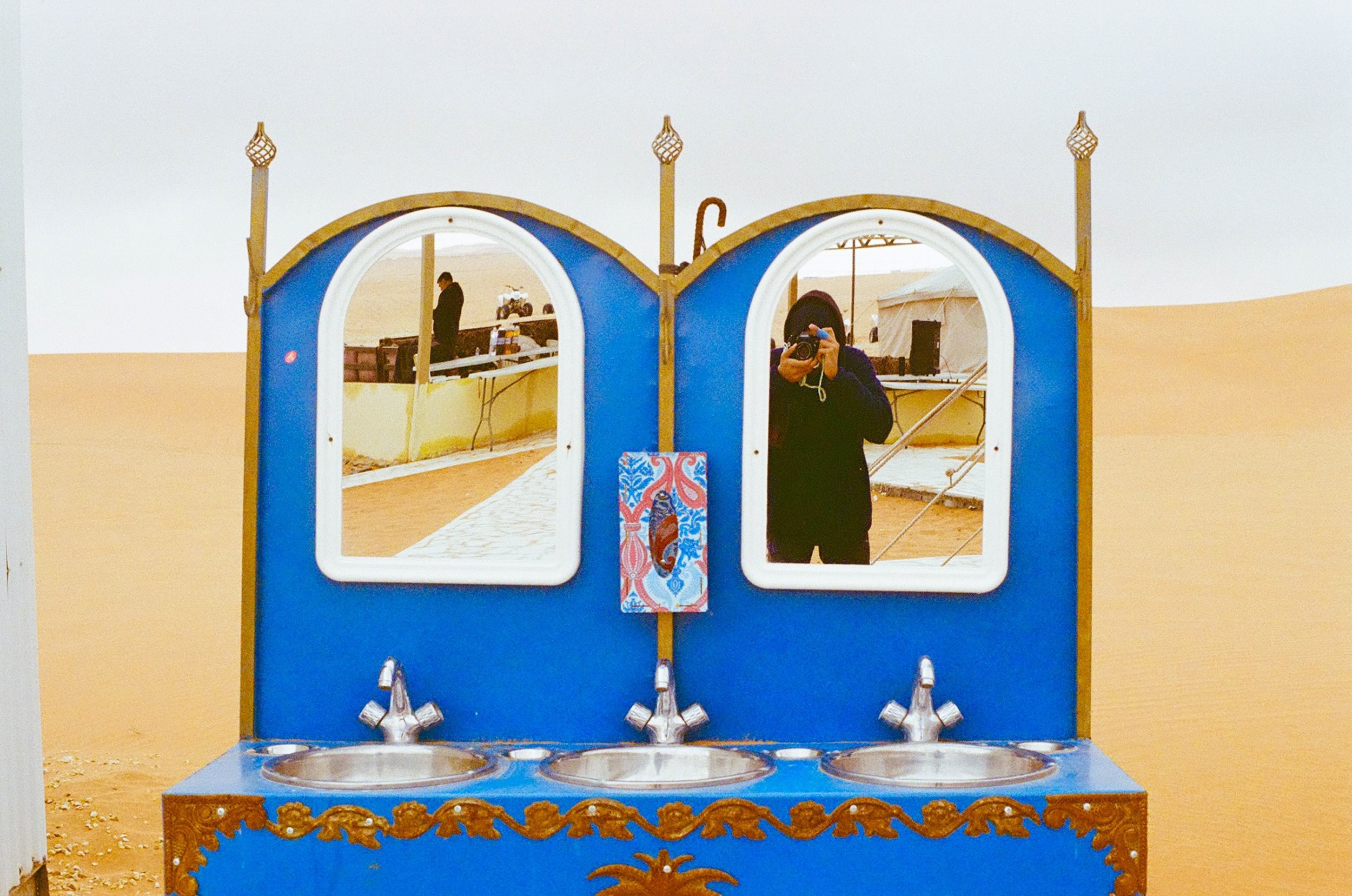Self-portrait by Desert Sinks in Eastern Province on film
